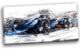 "Black Speedster Car" Canvas Painting