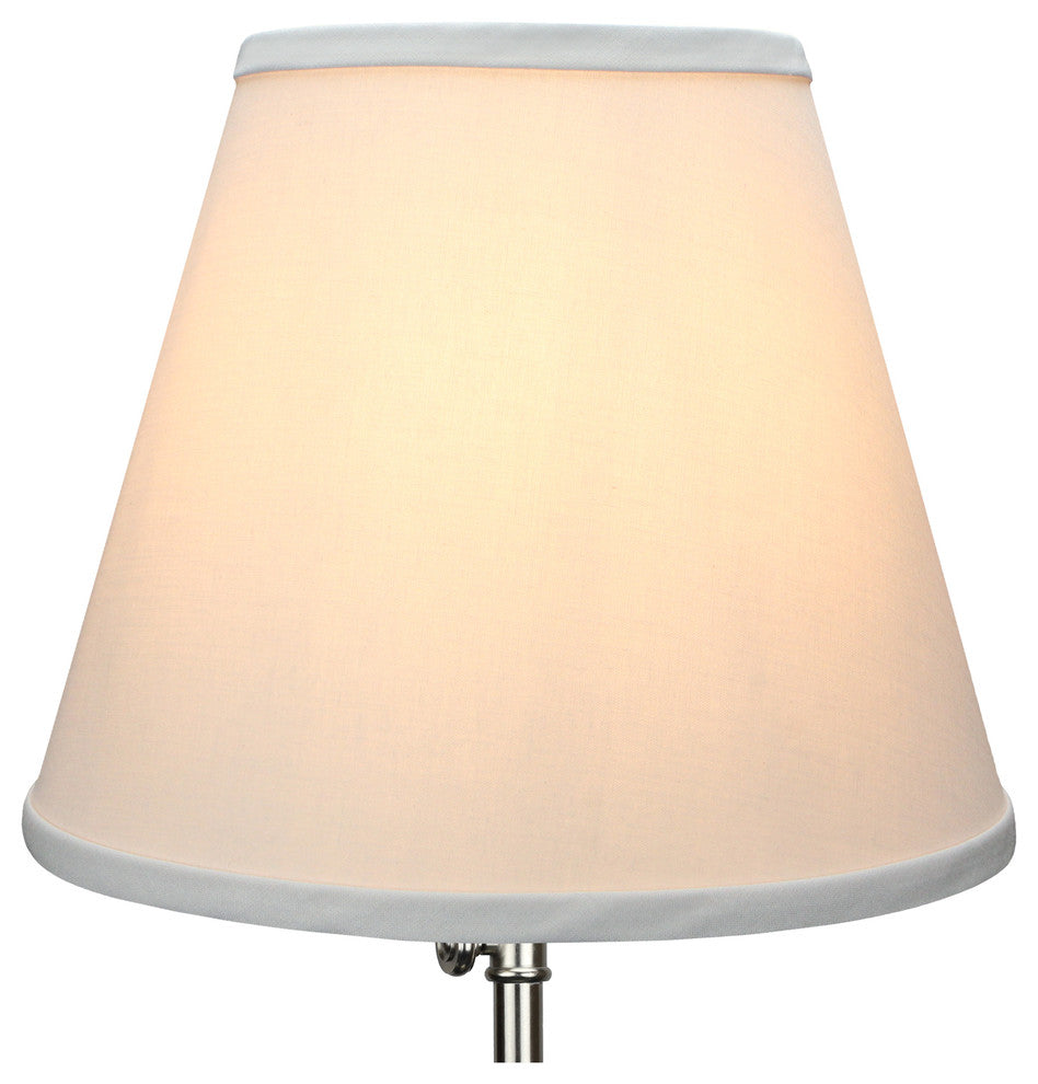 Fenchel Shades, 6"x11"x9" Spider Attachment Empire Lamp Shade, Linen