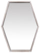 Wooden Hexagonal Wall Mirror