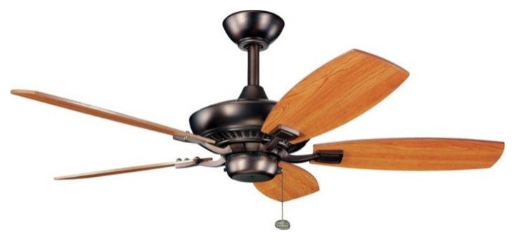 Kichler 300107OBB 44"Ceiling Fan, Oil Brushed Bronze Finish