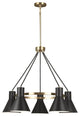 Generation Lighting Lighting 5-Light Chandelier, Satin Bronze