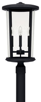 Howell 4 Light Outdoor Post Lantern, Black