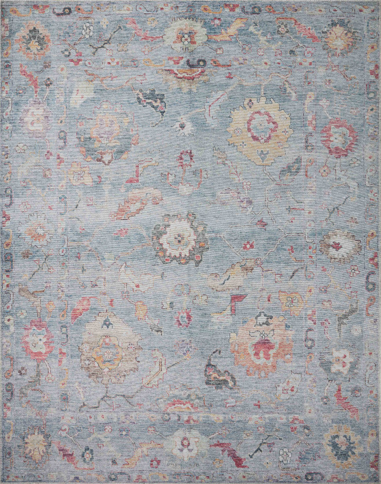 Loloi II Elysium Denim / Multi 3'-0" x 3'-0" Round Accent Rug