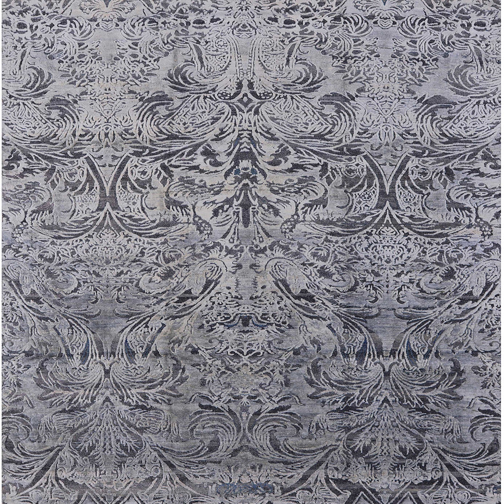 Ahgly Company Indoor Square Mid-Century Modern Area Rugs, 5' Square
