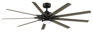 Fanimation Odyn Custom-KIT-72-LK Odyn Custom 72" 9 Blade Indoor / - Black /