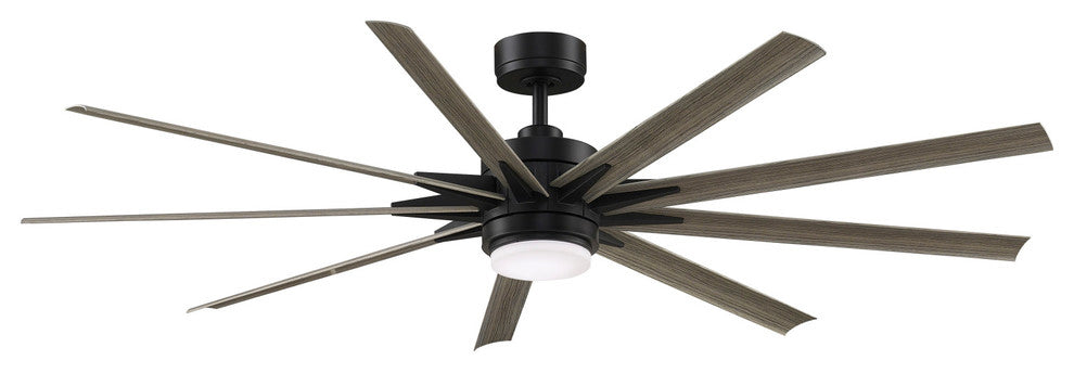 Fanimation Odyn Custom-KIT-72-LK Odyn Custom 72" 9 Blade Indoor / - Black /