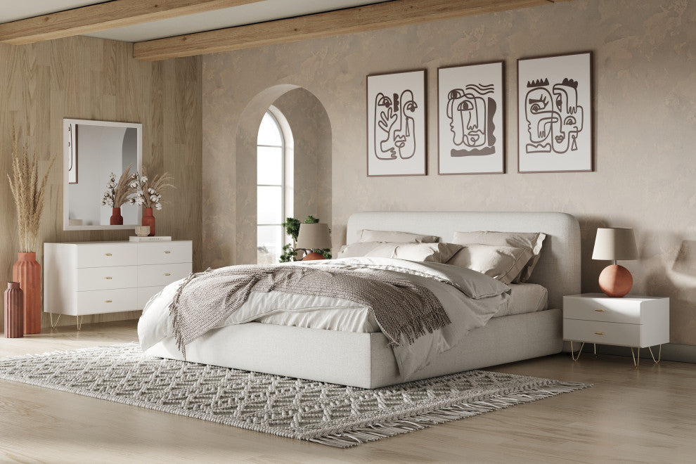 Modrest Bryan Modern White Dresser