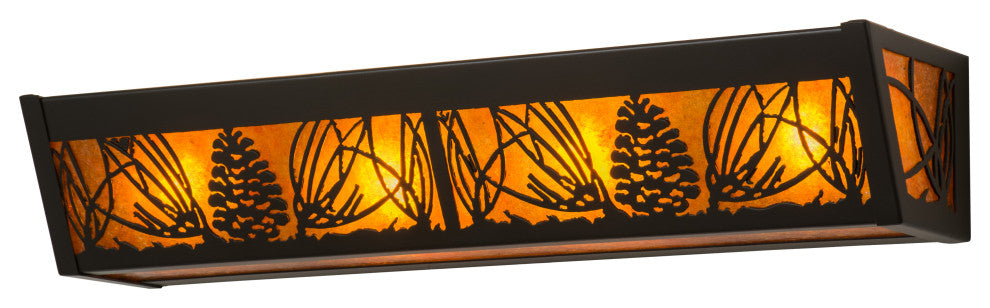 24W Mountain Pine Vanity Light