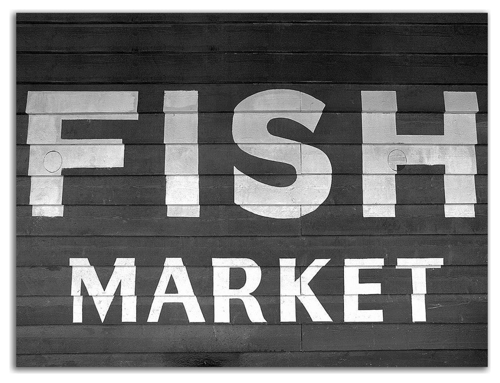"Fish Market" by PhotoINC Studio, Print on Canvas, 24"x18"