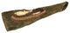 Hand Crafted Teak Wood and Hammered Copper Long Decorative Bowl