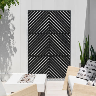 Veradek Screen Series Web Privacy Screen 3 Panel Set w/ Stand