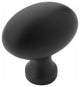 Amerock BP53014-FB Allison Flat Black Oblong Cabinet Knob, Set of 10