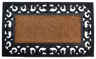 Country Rectangle Coir Brush Mat
