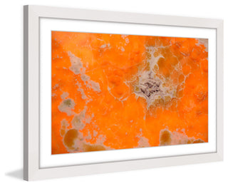 "Orange Pool" Framed Art Print