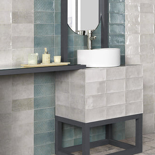 Camden Decor Ceramic Subway Wall Tile, Green