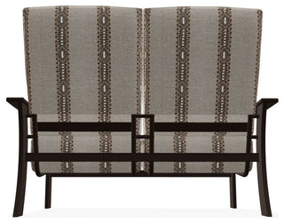 St. Catherine Deep Seat Outdoor Loveseat, Guru Walnut/Kona