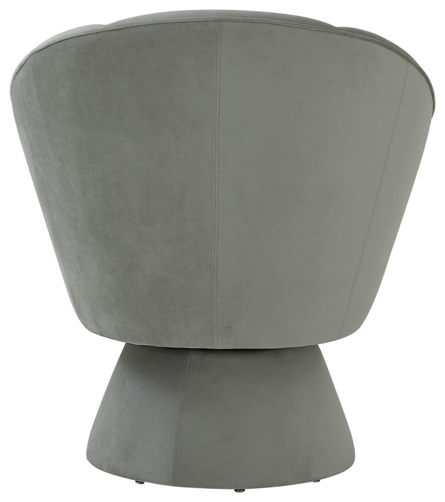 TOV Furniture Allora Grey Accent Chair