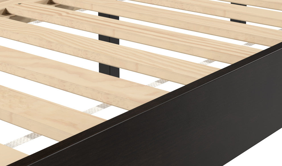Nix Full Platform Bed, Black