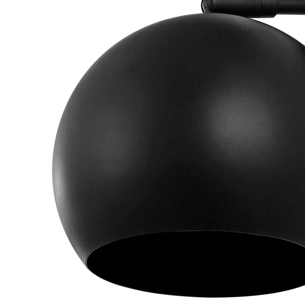Tierra 7" 1-Light Modern Iron Sconce with Pull-Chain Switch, Set of 2, Black