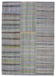 Rug N Carpet - Handmade Oriental 8' 1'' x 11' 6'' Vintage Patchwork Kilim Rug