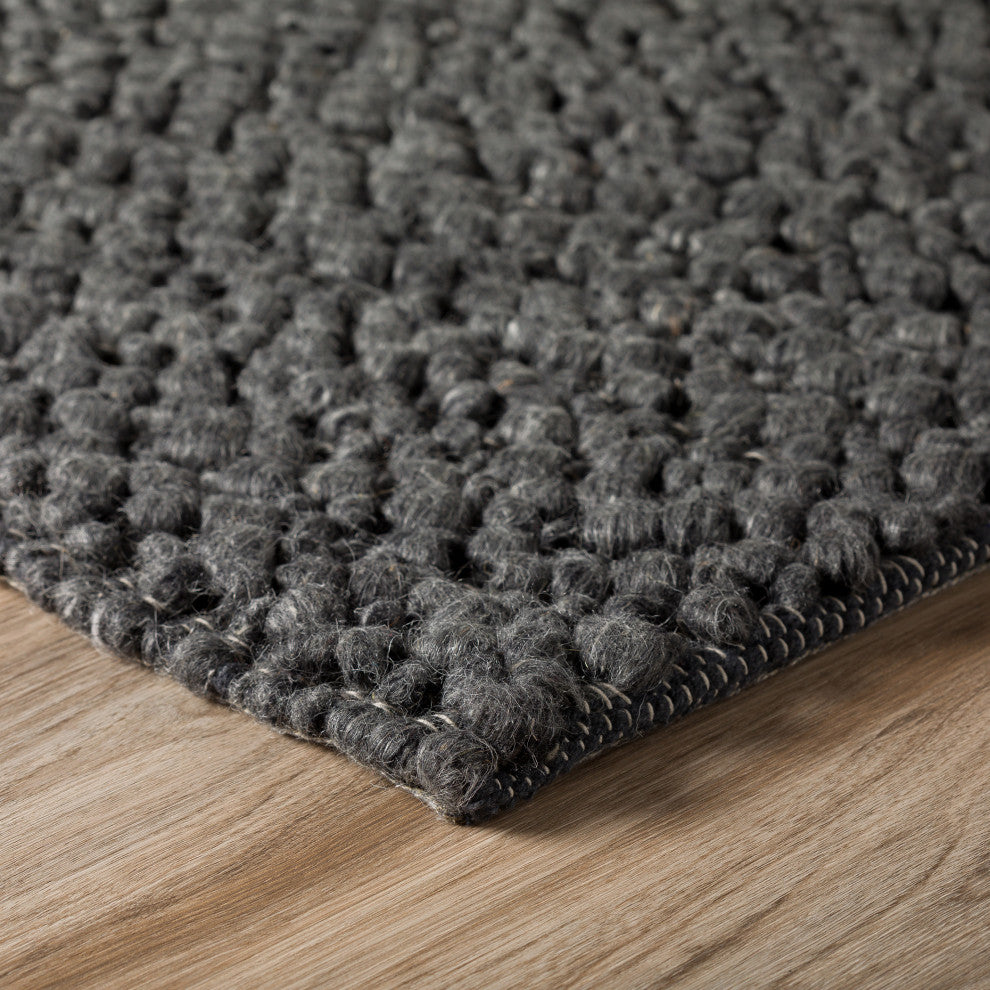 Gorbea GR1 Charcoal 6' x 6' Square Rug