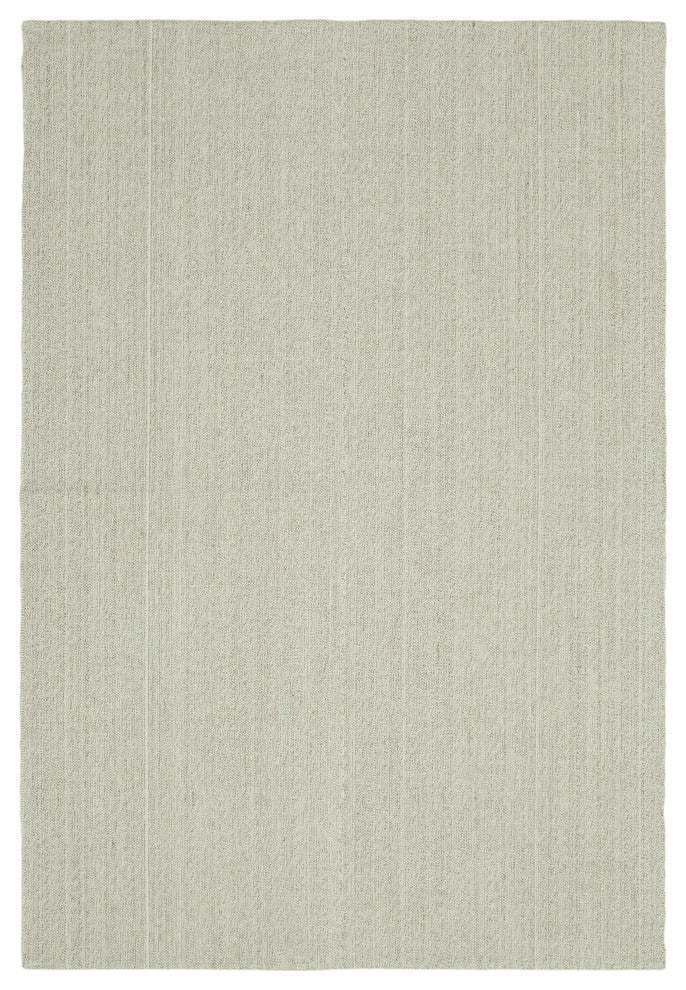 Rug N Carpet - Handmade Turkish 6' 2'' x 9' 0'' Decorative Wool Kilim Rug