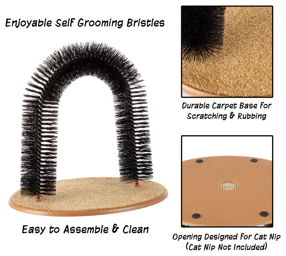 Self Grooming Cat Arch for Healthy Fur by PETMAKER