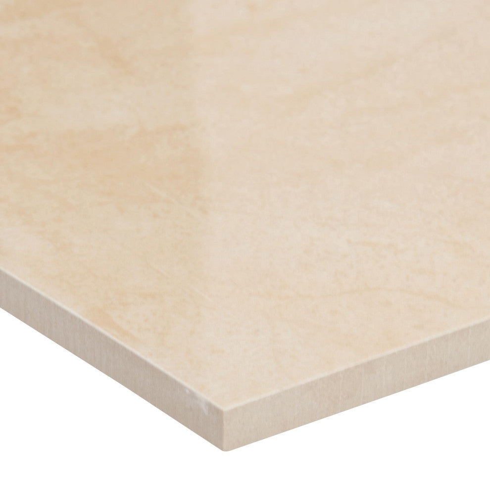 Aria Cremita 24x24 Polished Porcelain Tile, 112 Sft