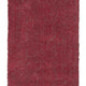 5' X 7' Red Heather Plain Indoor Area Rug