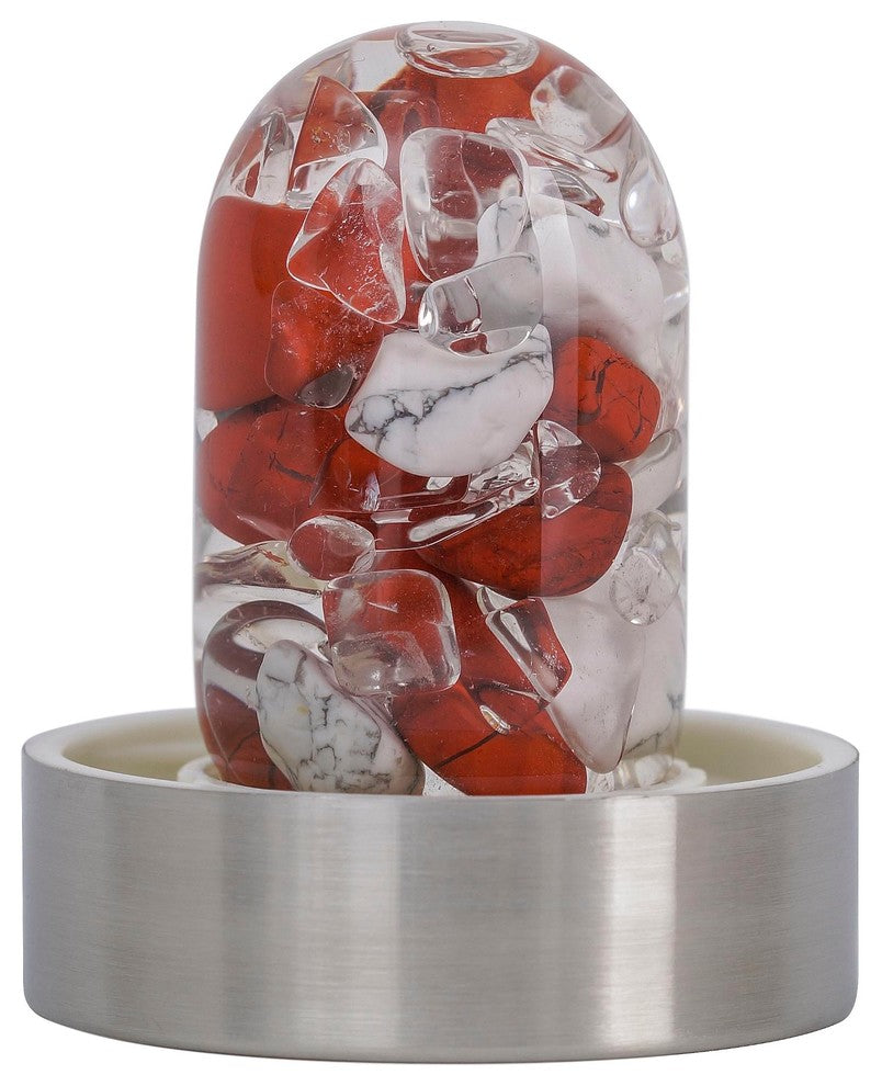 Water Bottle, VitaJuwel ViA Gemwater Bottle, Black Loop Caps, Fitness