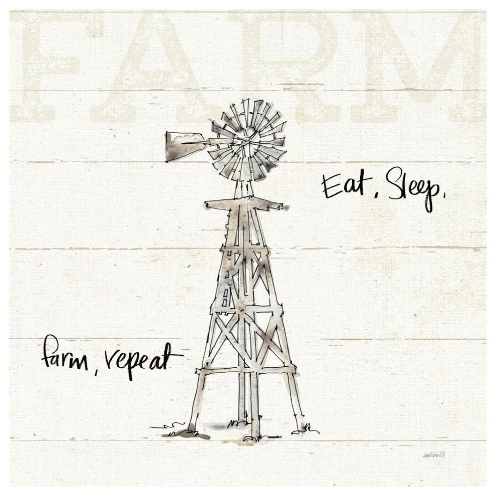 "Farm Memories VI" Digital Paper Print by Anne Tavoletti, 38"x38"