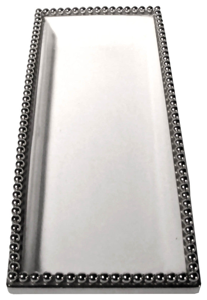 Elegance Bead Ceramic Rectangular Tray