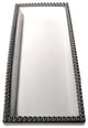 Elegance Bead Ceramic Rectangular Tray