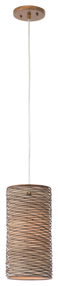 Varaluz Flow 1-Lt Mini Pendant - Hammered Ore