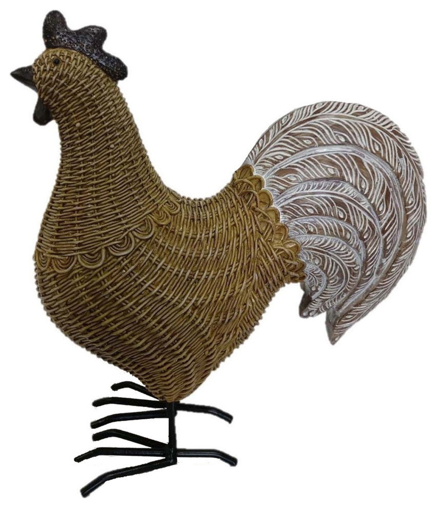 11" Folkart Rooster