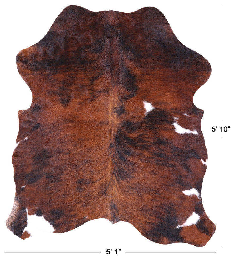 Natural Cowhide Rug 5' 10" X 5' 1" C2038