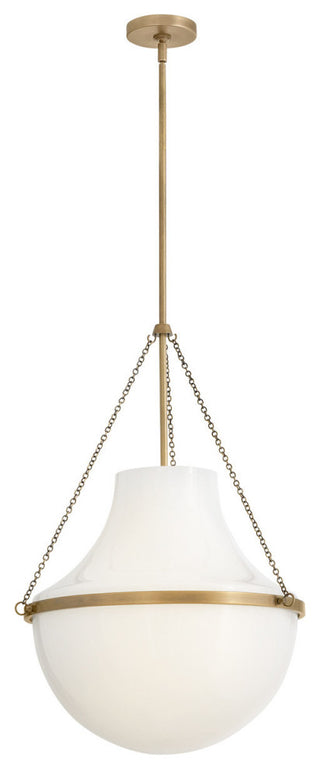 Hinkley Collins Large Pendant, Heritage Brass