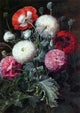 Johan Laurentz Jensen Still Life With Poppies and Other Flowers Wall Decal