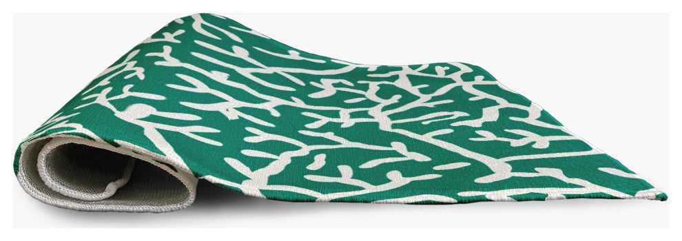Seaweed Nautical & Coastal Chenille Area Rug