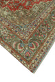 Vintage Distressed Markell Red Rug
