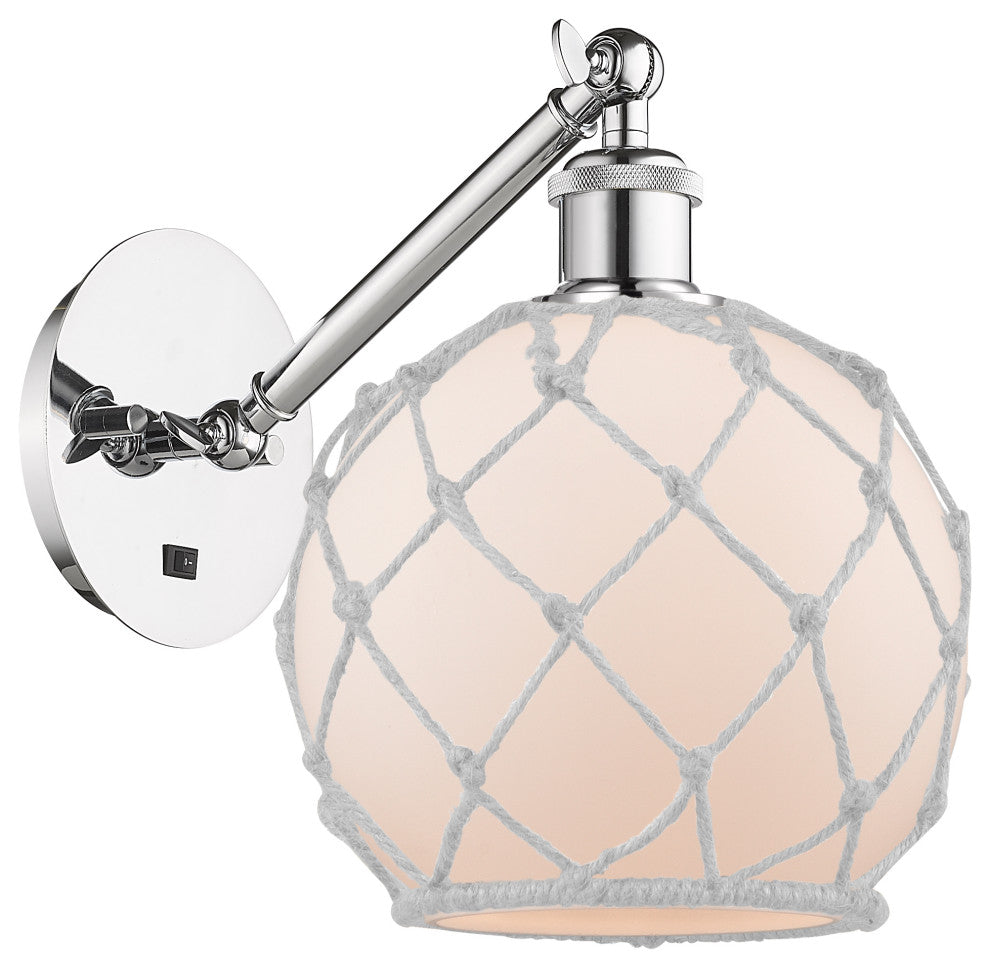 Innovations 317-1W-PC-G121-8RW-LED 1-Light Sconce, Polished Chrome