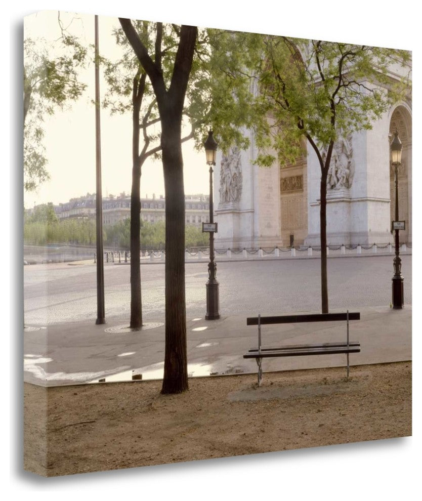 "Banc De Jardin - 13" By Alan Blaustein, Giclee Print on Gallery Wrap Canvas