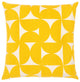 Surya Natur Pillow Shell With Polyester Insert 18"H X 18"W - Mustard