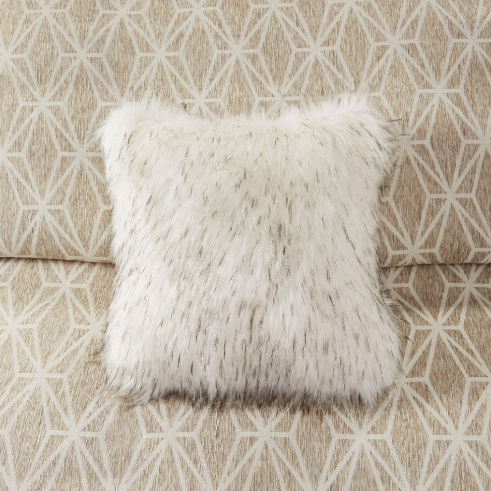 Madison Park Signature Grace Button Accent Taupe Duvet Cover Set w Insert, Queen