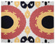 Boho Chenille Rug, Yellow, 8'x10'