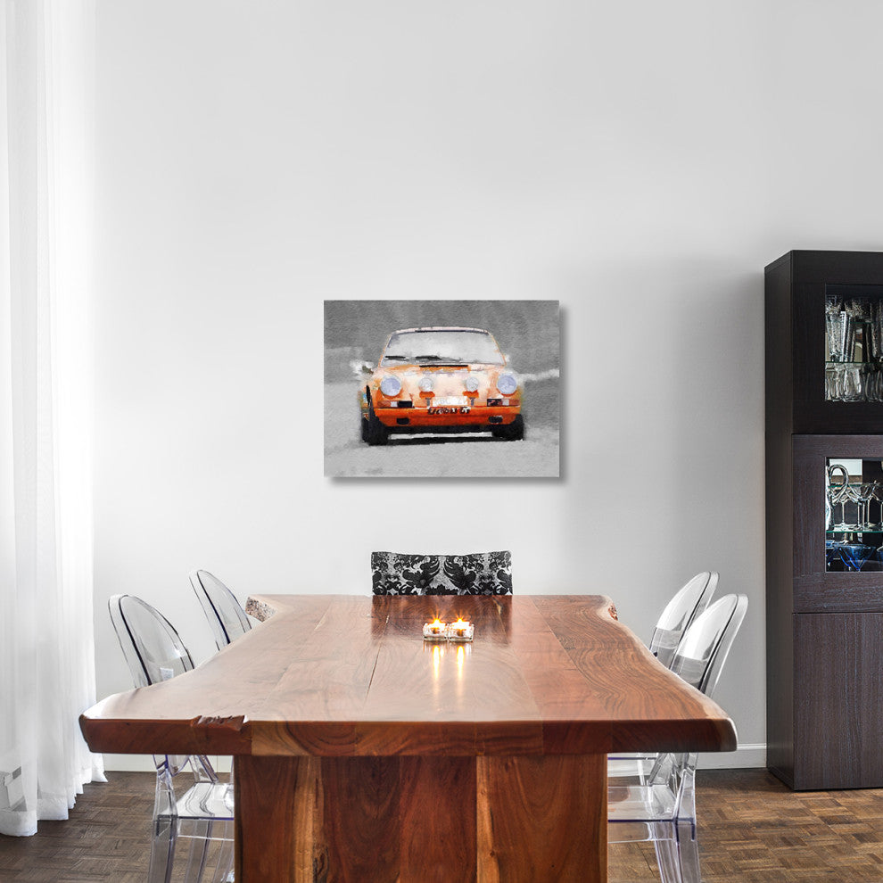 "Porsche 911 Race Track Watercolor" Fine Art Print