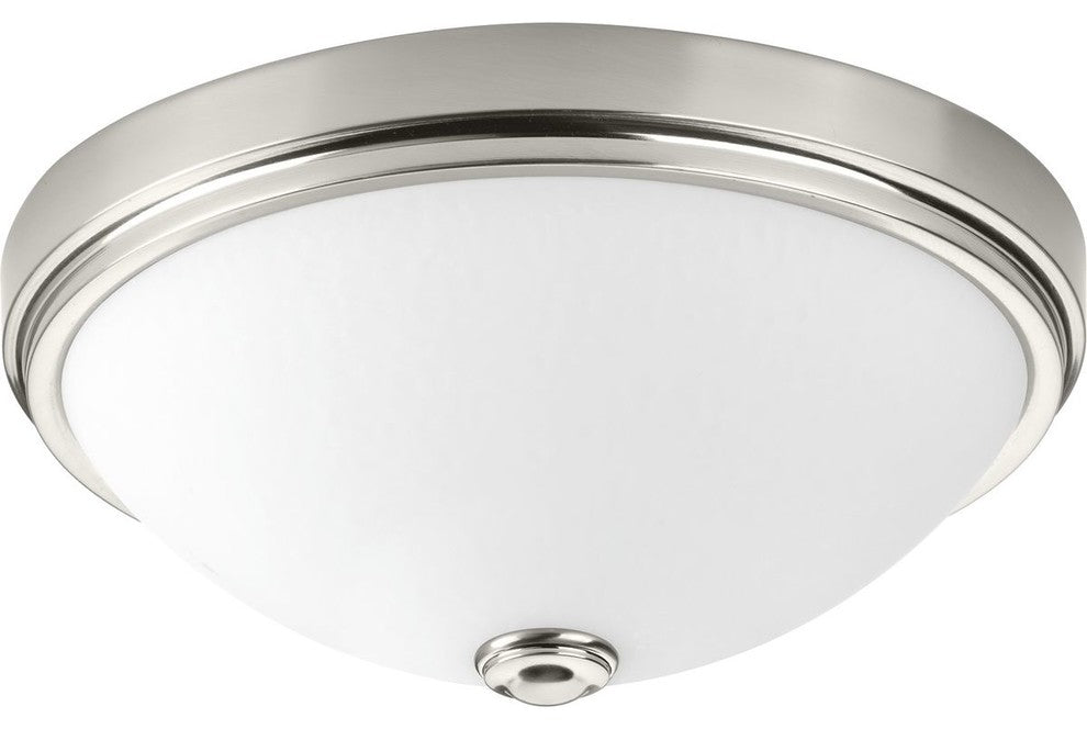 1-Light DC LED Flush Mount, Brushed Nickel