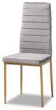 Seal Glamour 4-Piece Dining Chairs, Gray