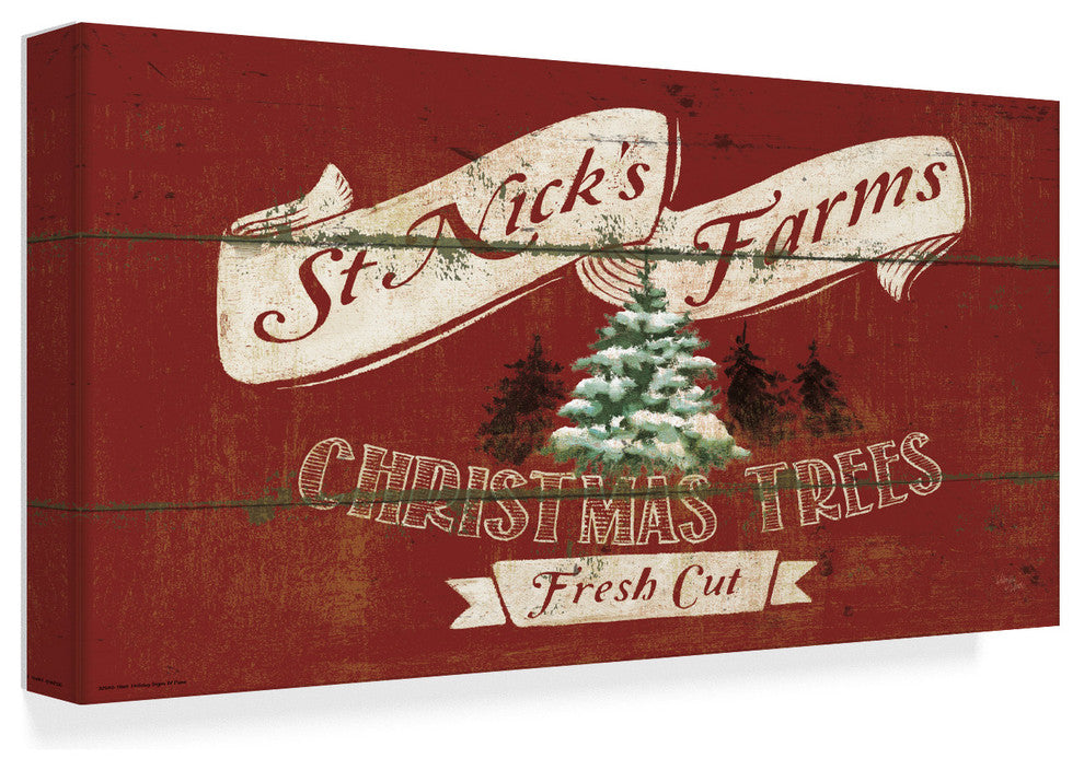 Wellington Studio 'Holiday Signs Iv Panel' Canvas Art, 47"x24"
