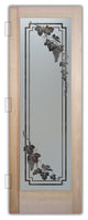 Pantry Door - Vineyard Grapes Cascade - Douglas Fir (stain grade) - 30" x...